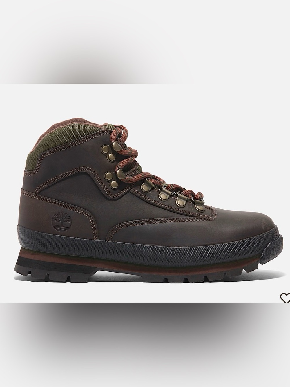 Timberland Dark Brown Leather Lace-Up Hiking Boots